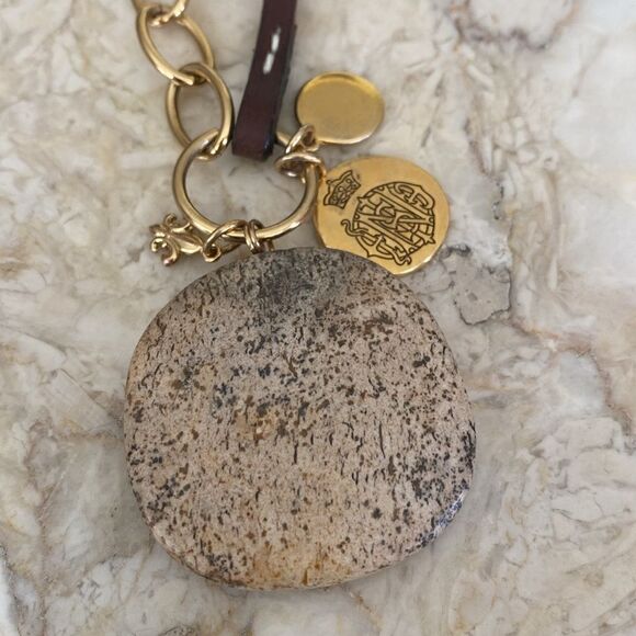 Club Monaco Mixed Media Harrods Knightsbridge NSEW Necklace - Picture 4 of 13